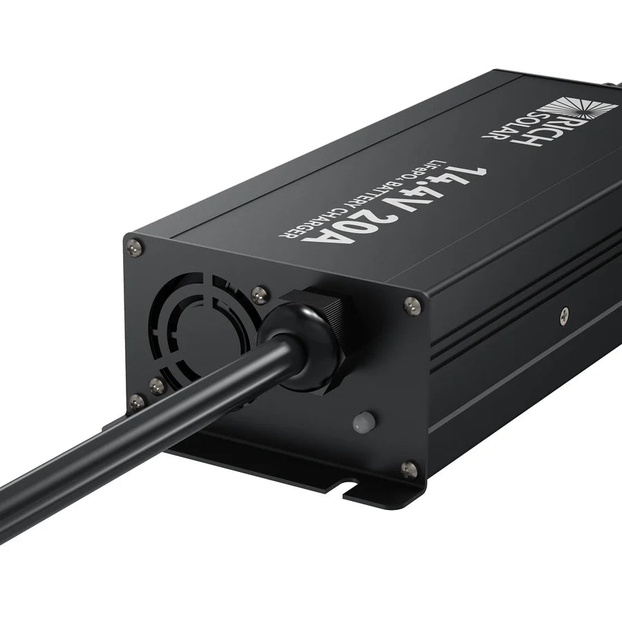 12V(14.6V) 20A | 100-240VAC | 12V LiFePO4 Battery Charger