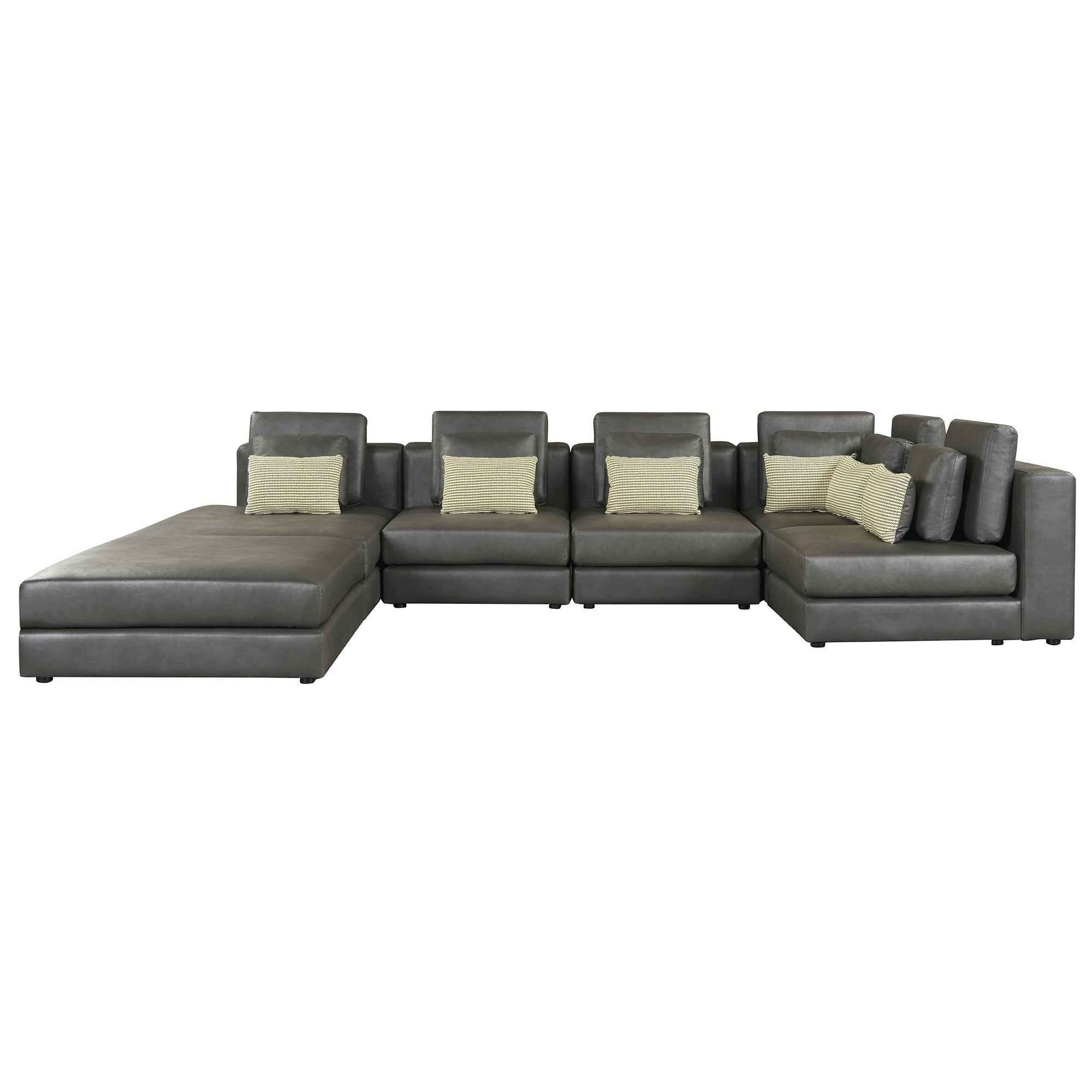 112.7" Modular Sectional Sofa Corner Sofa Chaise Lounge with Movable