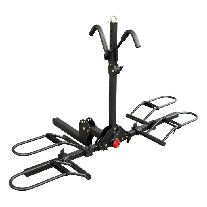 2-Bike Hitch Bike Rack, Folding Fat Tire Bike Carrier, 200 LBS, 2'' Receiver