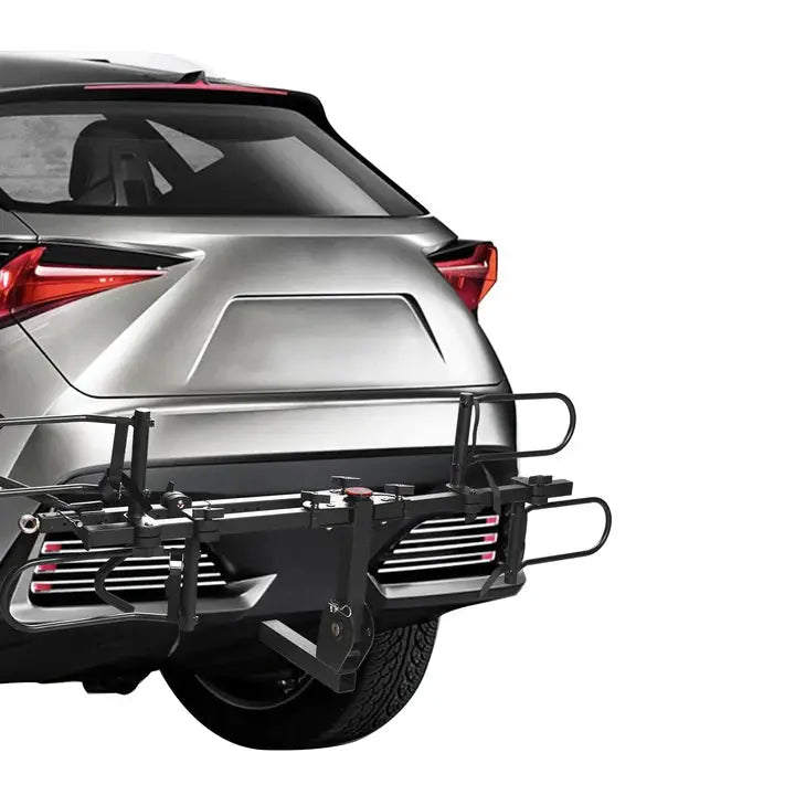 2-Bike Hitch Bike Rack, Folding Fat Tire Bike Carrier, 200 LBS, 2'' Receiver