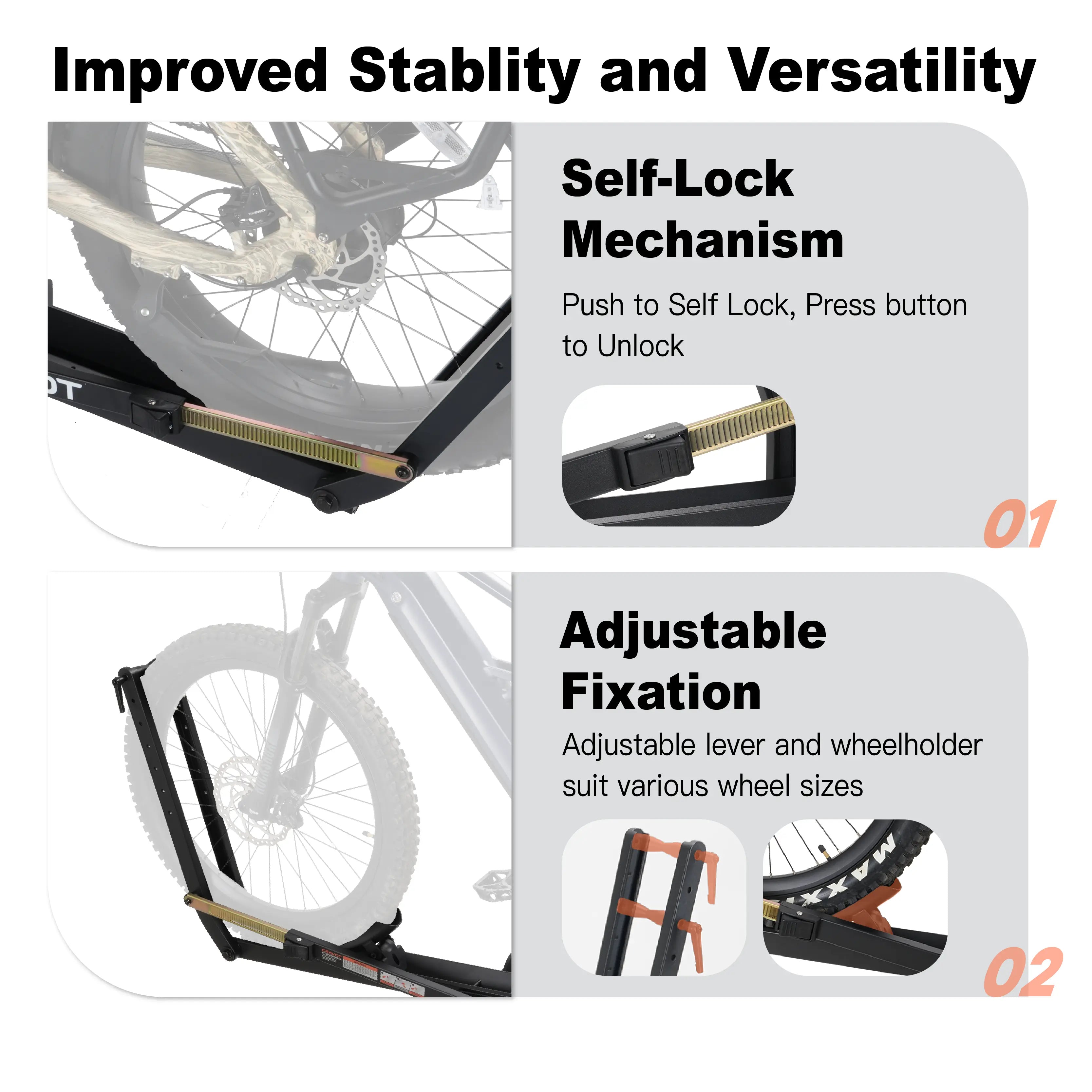 CRAVOT MagRack X1 MAX Foldable Hitch Bike Rack