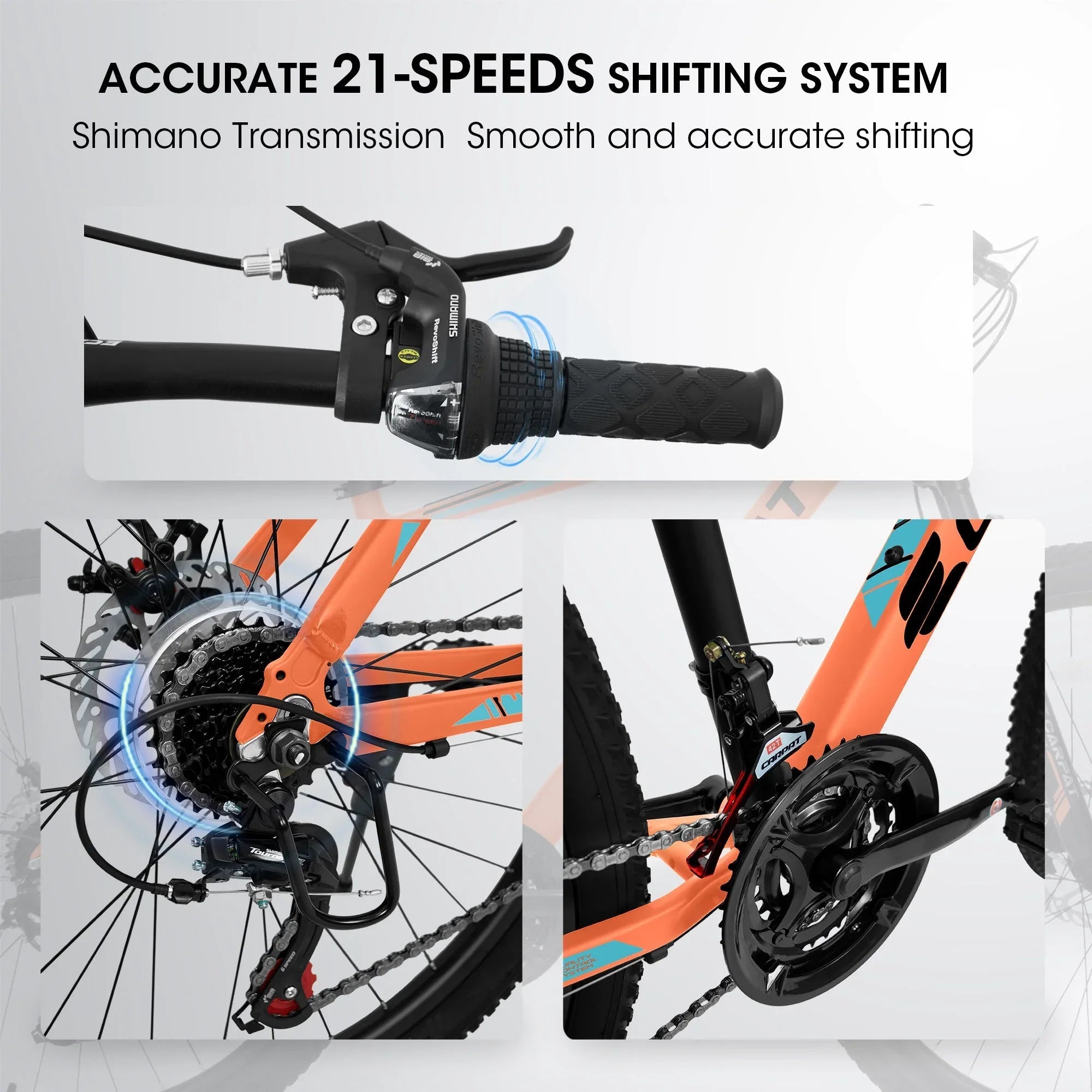 A26322 TrailLite™ – 26" Aluminum Mountain Bike (21-Speed, Dual Disc,