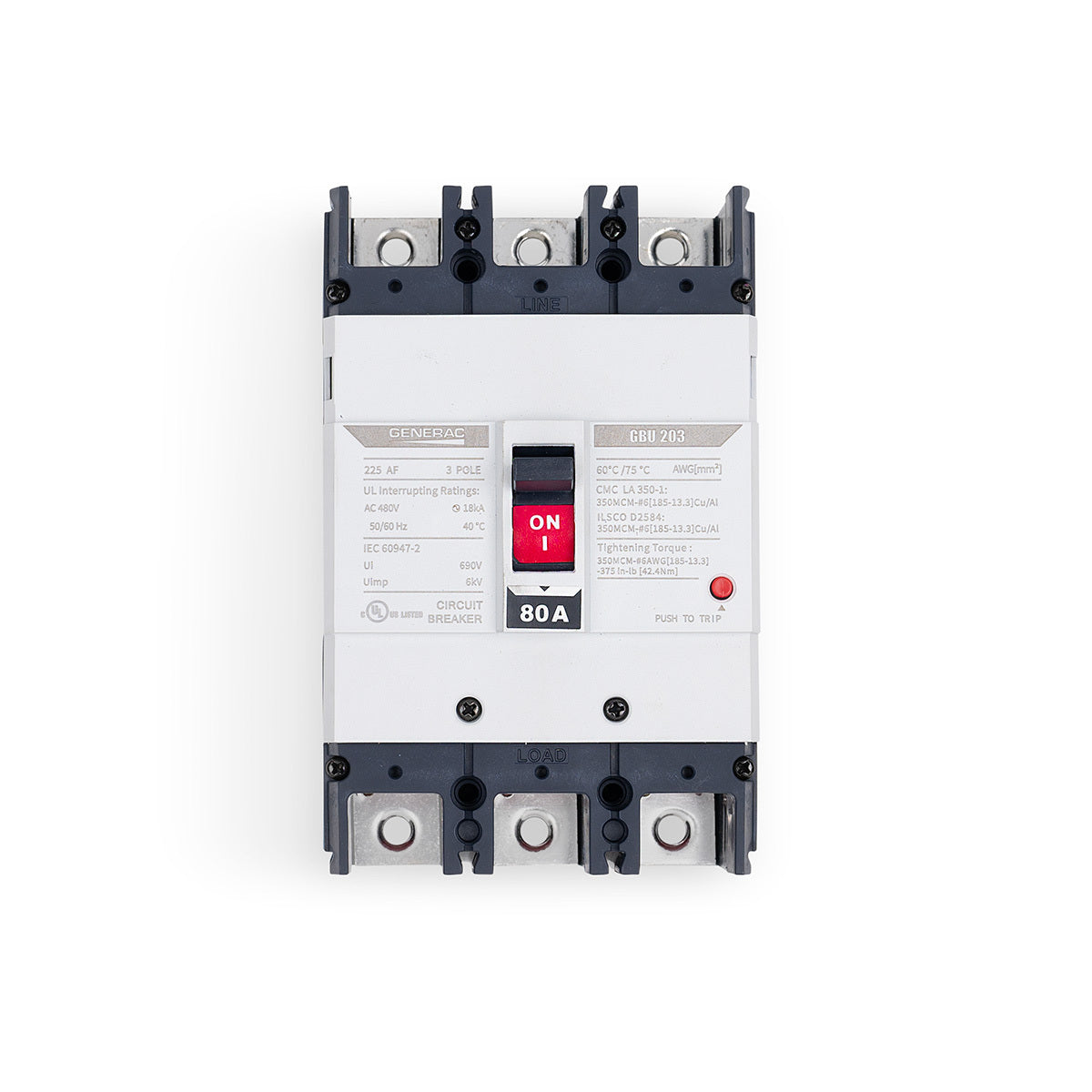 9905 - 80 A 3-Pole CB Kit