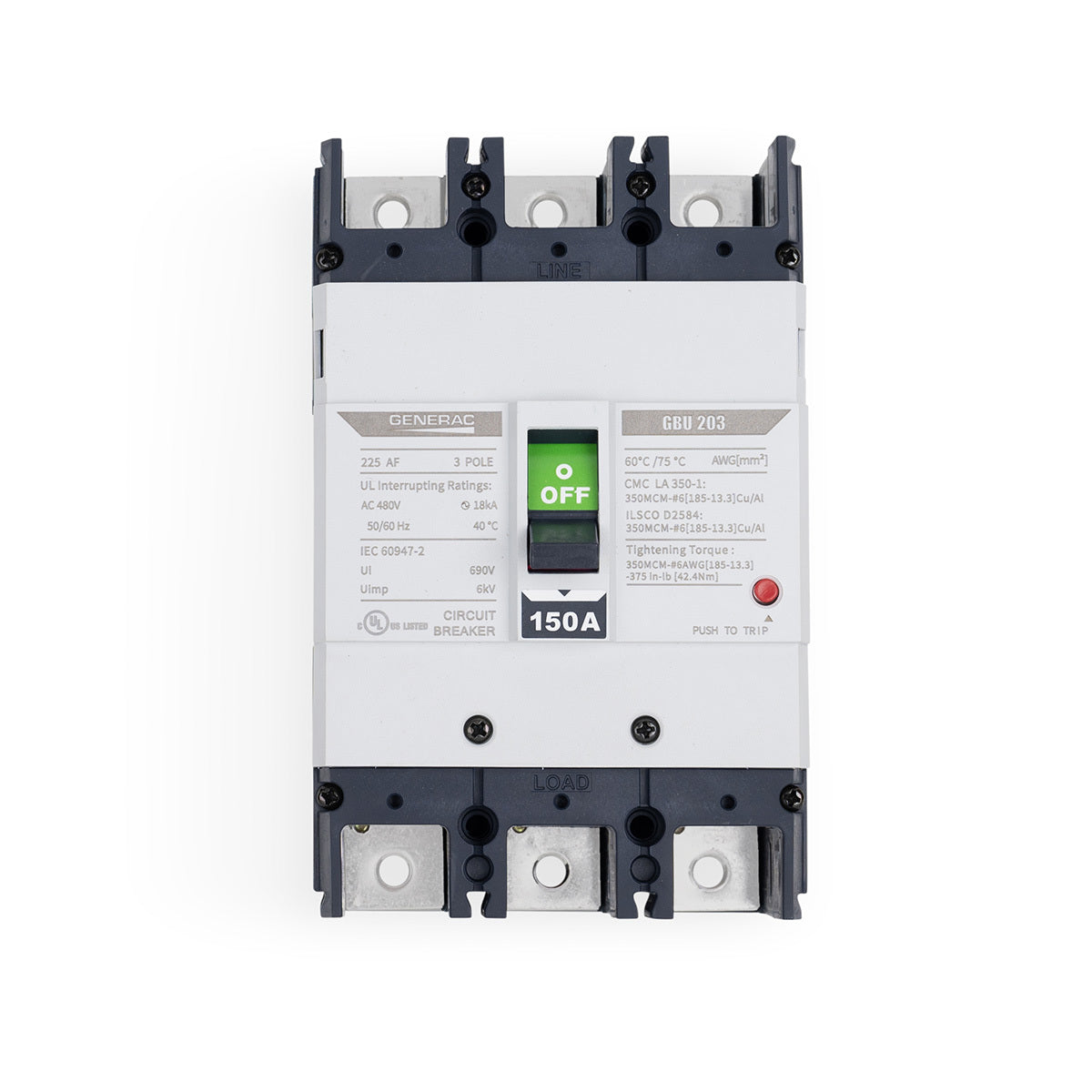 9908 - 150 A 3-Pole CB Kit