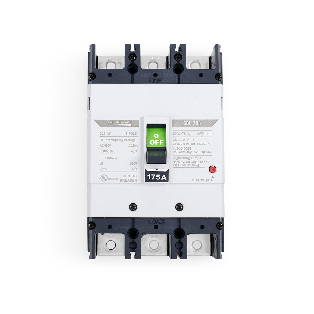 9909 - 175 A 3-Pole CB Kit