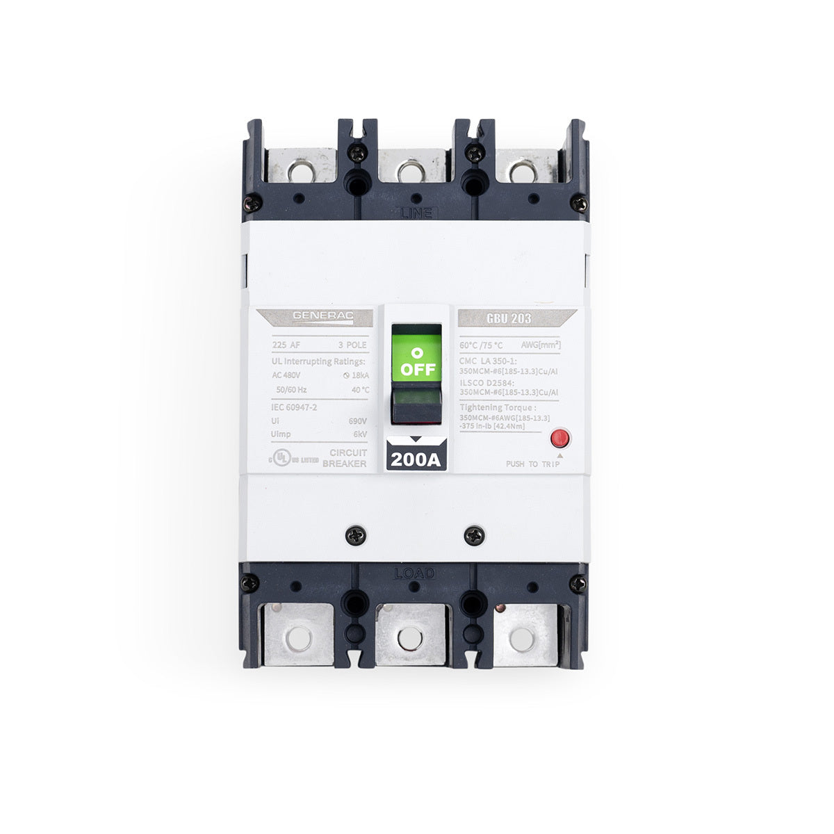 9920 - 200 A 3-Pole CB Kit