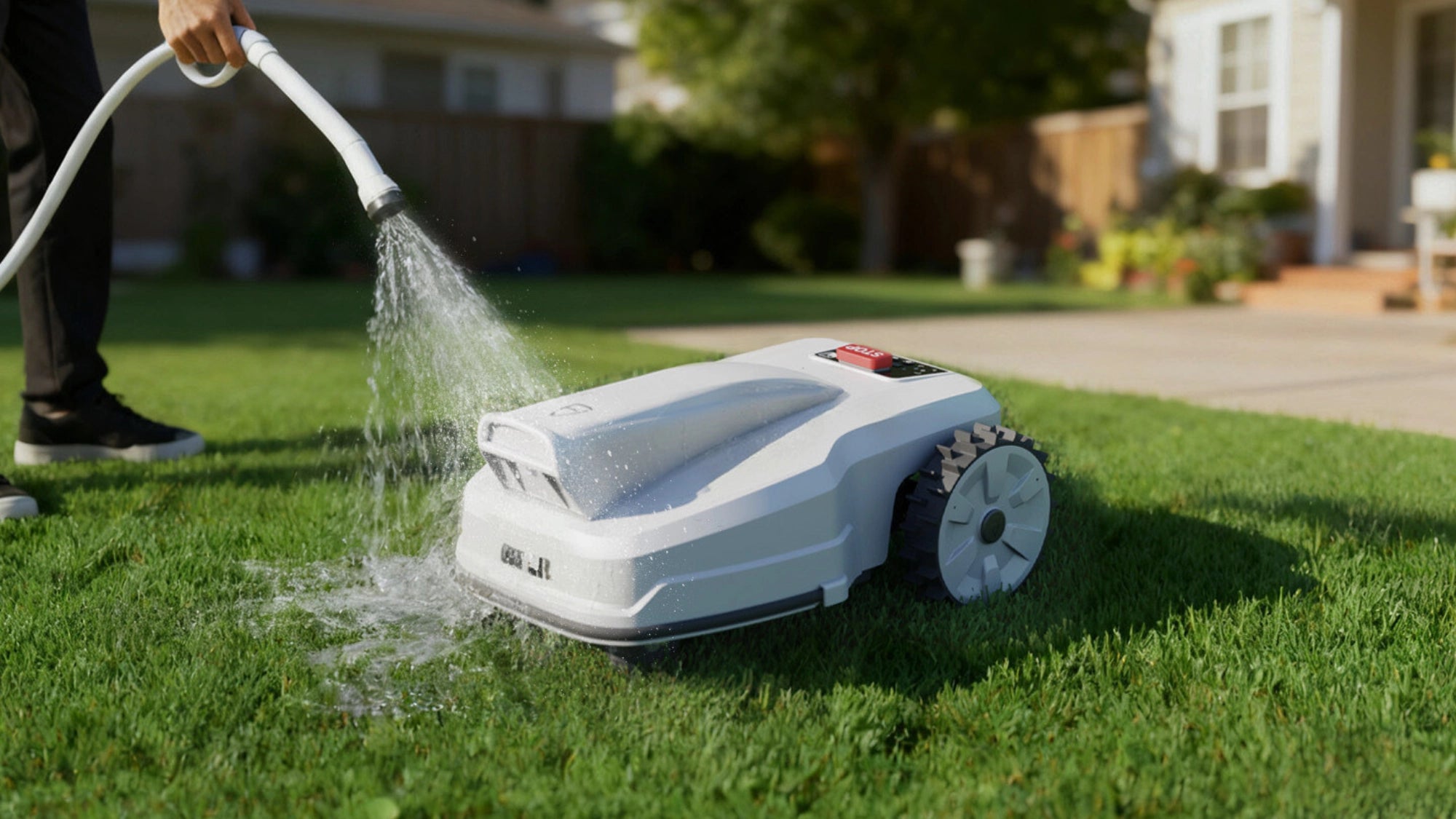Smart Wireless Robotic Lawn Mower FJD FV2000