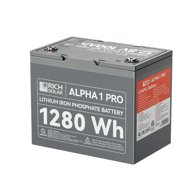 ALPHA 1 PRO | 12V 100Ah LiFePO4 Battery