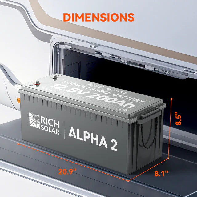 ALPHA 2 | 12V 200Ah LiFePO4 Battery