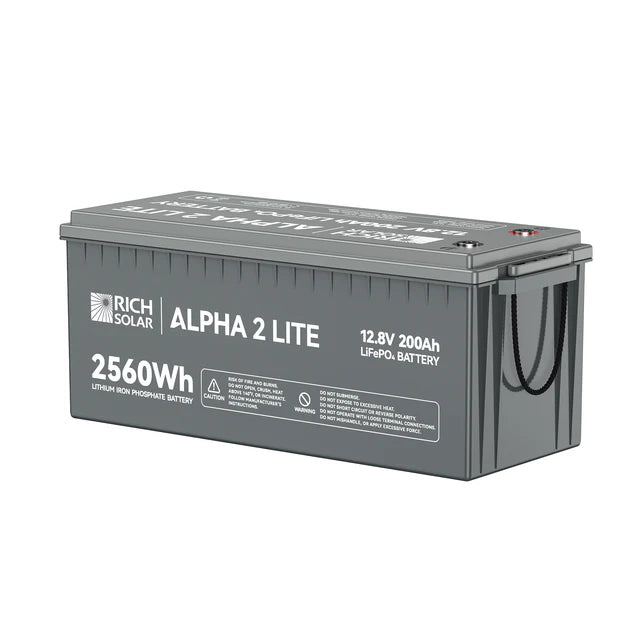 ALPHA 2 LITE | 12V 200Ah LiFePO4 Battery