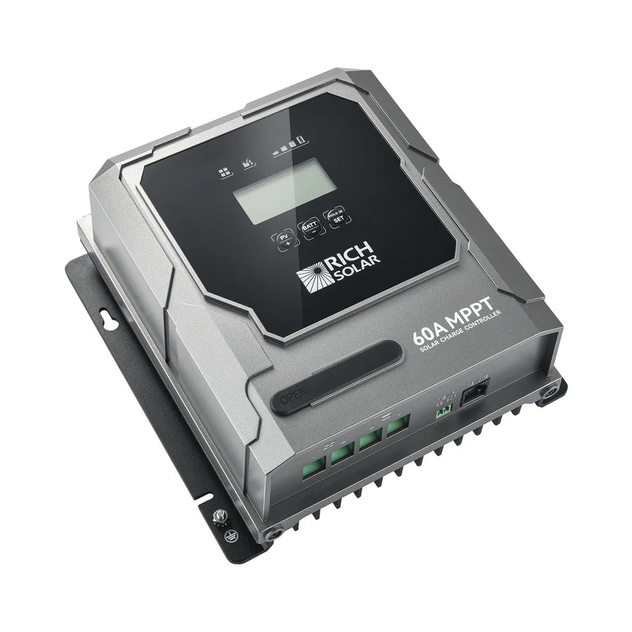 BRAVO 60 | 60A MPPT Solar Charge Controller | Premier 60A 12V/24V MPPT Solar Controller for RVs, Trailers, Campers, Vans, Boats, Off-Grid