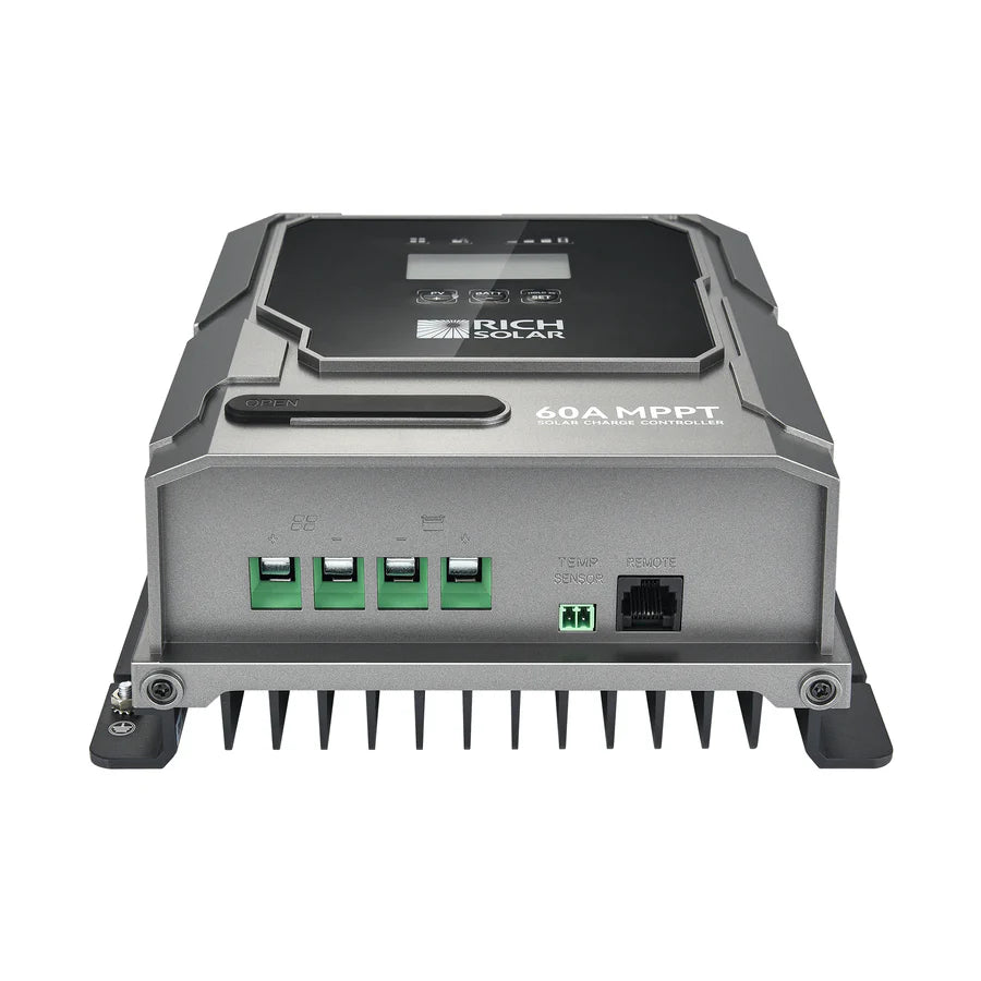 BRAVO 60 | 60A MPPT Solar Charge Controller | Premier 60A 12V/24V MPPT Solar Controller for RVs, Trailers, Campers, Vans, Boats, Off-Grid