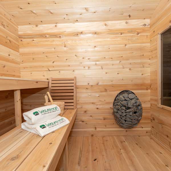 CT Georgian Cabin Sauna with Porch