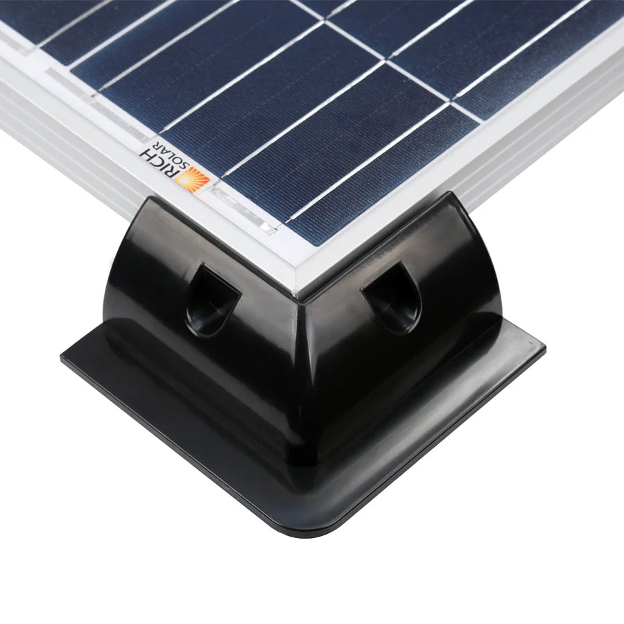 Corner Bracket Mounts | Set of 6 Brackets for Solar Panel Mounting | Designed for RICH SOLAR MEGA Series Solar Panels | Easy to Install