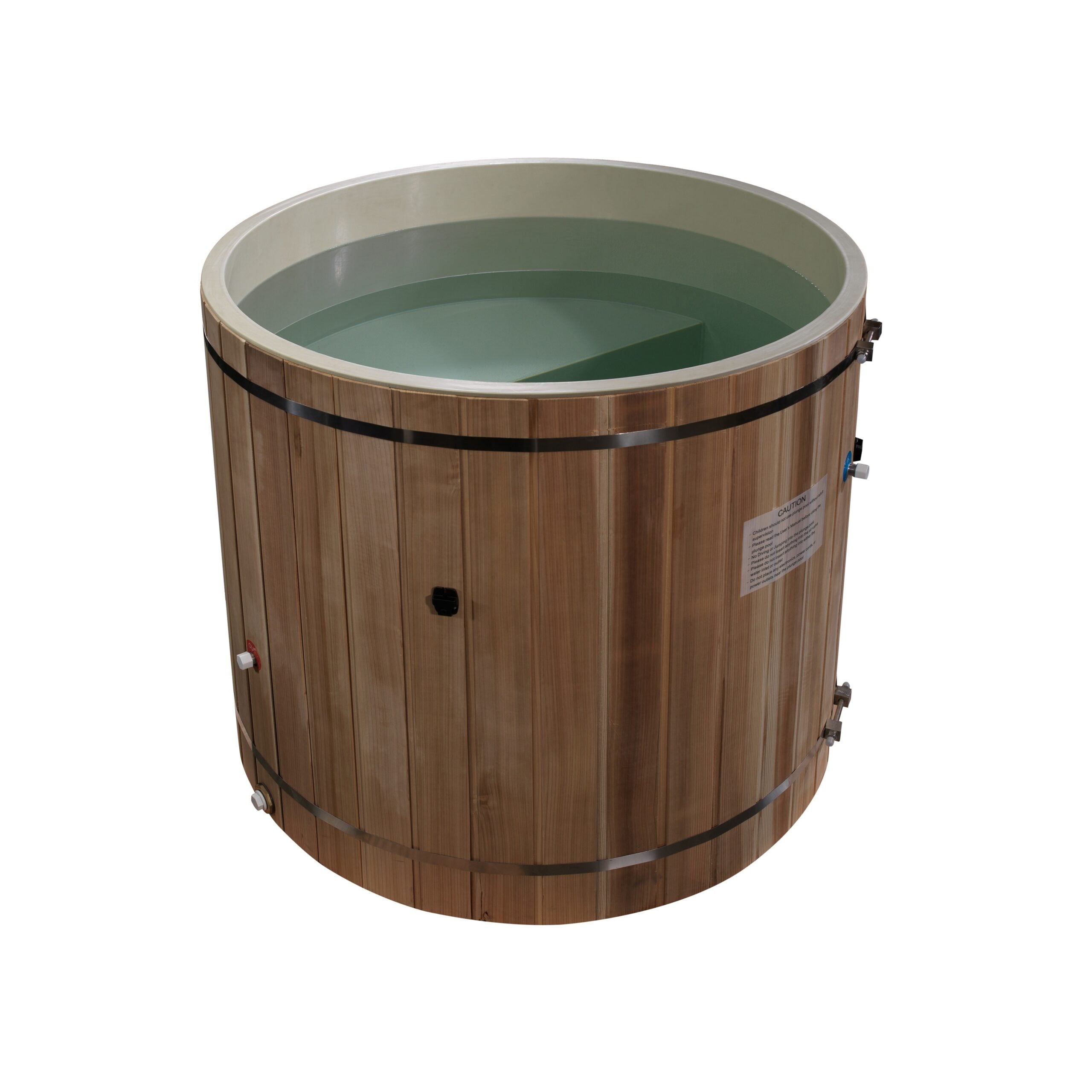 DCT-B-042-PLPC TUB ONLY | Dynamic Cold Therapy Cedar Barrel Spa – Plastic Tub