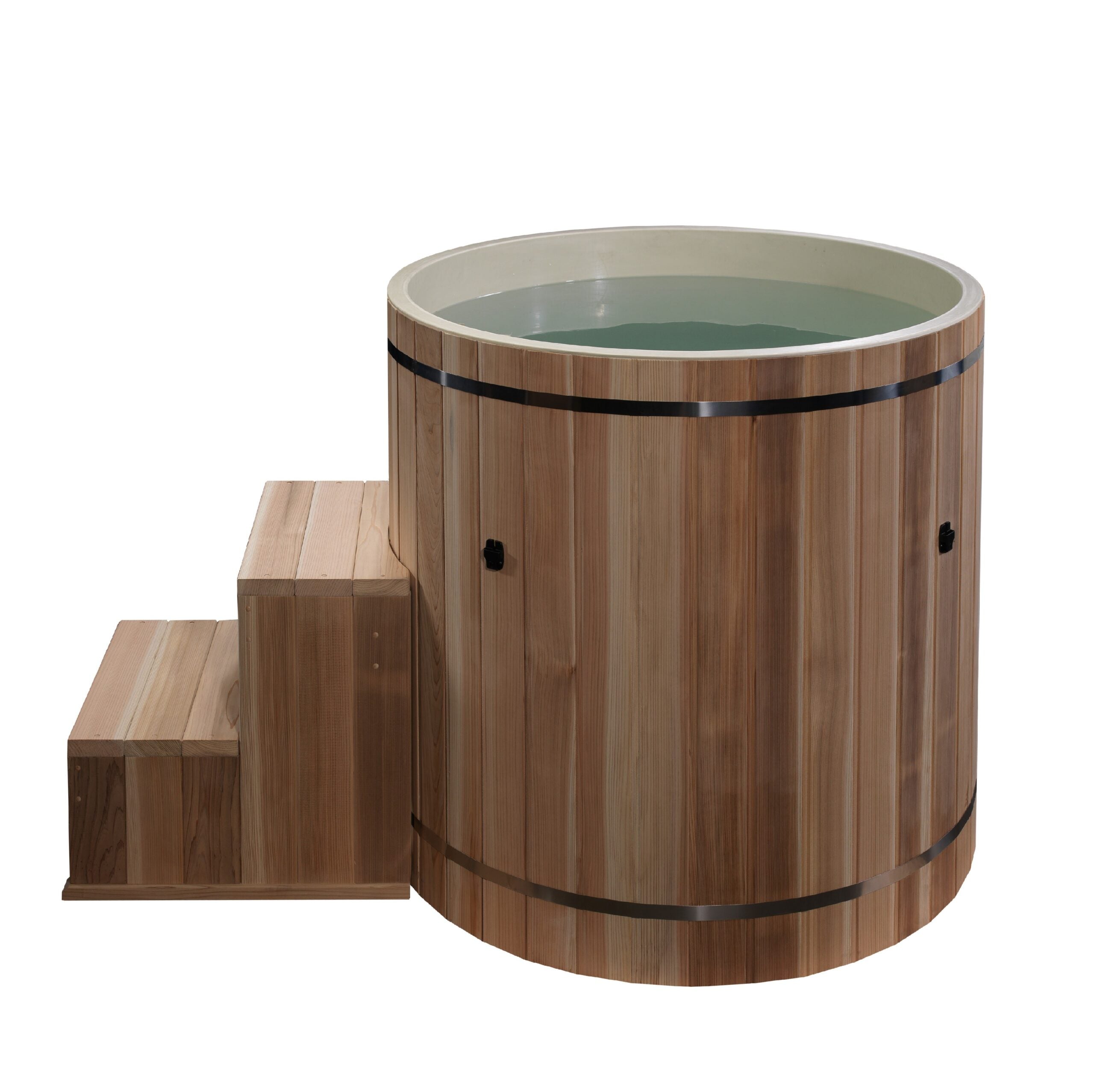 DCT-B-042-PLPC TUB ONLY | Dynamic Cold Therapy Cedar Barrel Spa – Plastic Tub