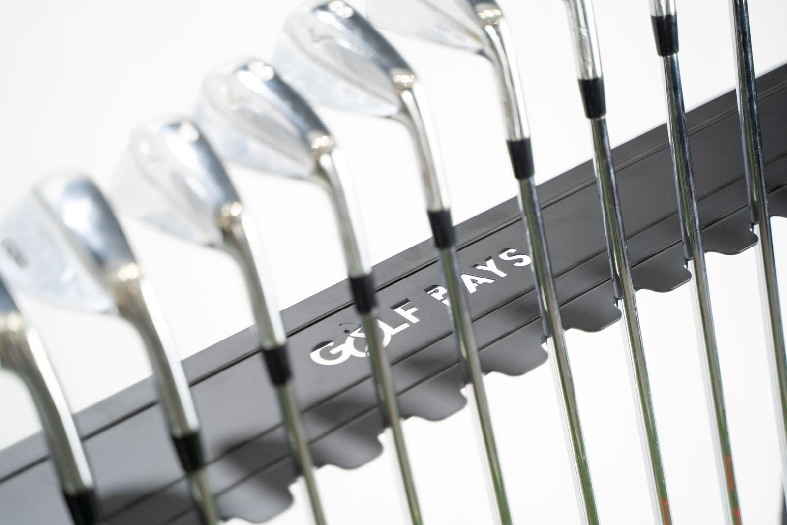 GolfBays Golf Club Storage Rack, Holds 14 Clubs, Indoor Equipment Storage Shelf