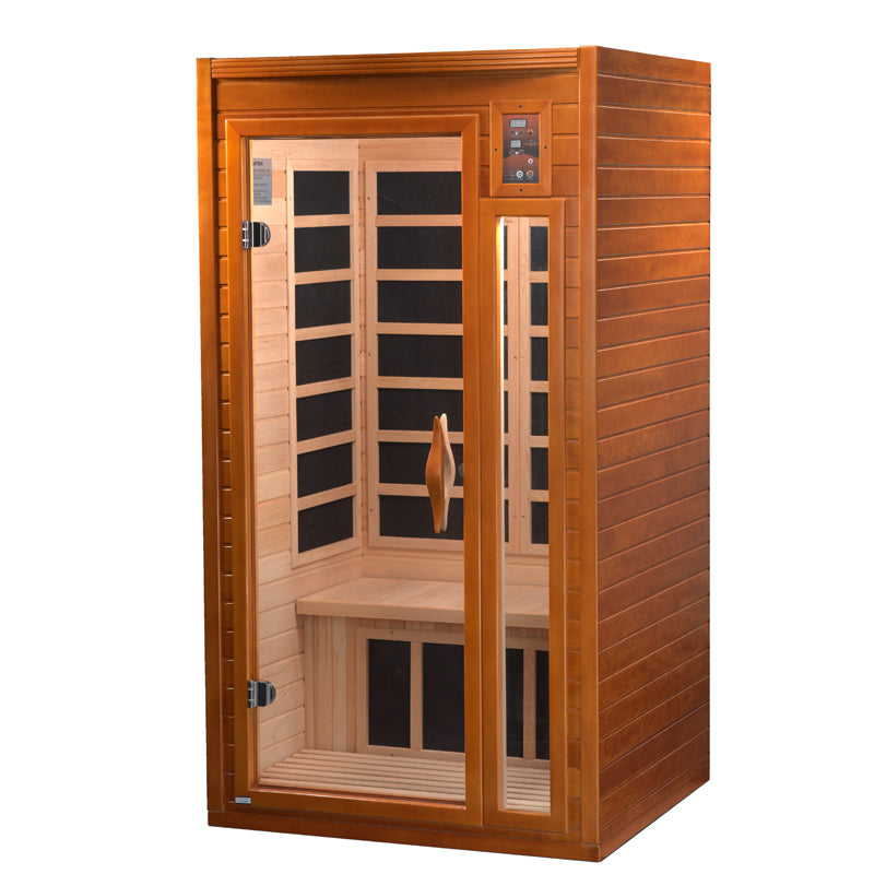 Dynamic Barcelona Elite 1 Person ULTRA- LOW EMF Far Infrared Sauna DYN-6106-01 Elite