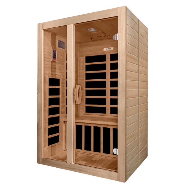 Dynamic Santiago Low EMF 2 Person Home IR Sauna DYN-6209-01