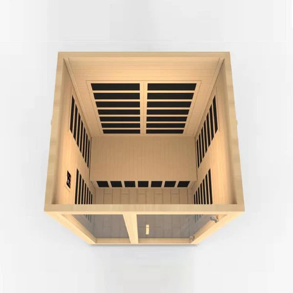 Dynamic Santiago Low EMF 2 Person Home IR Sauna DYN-6209-01