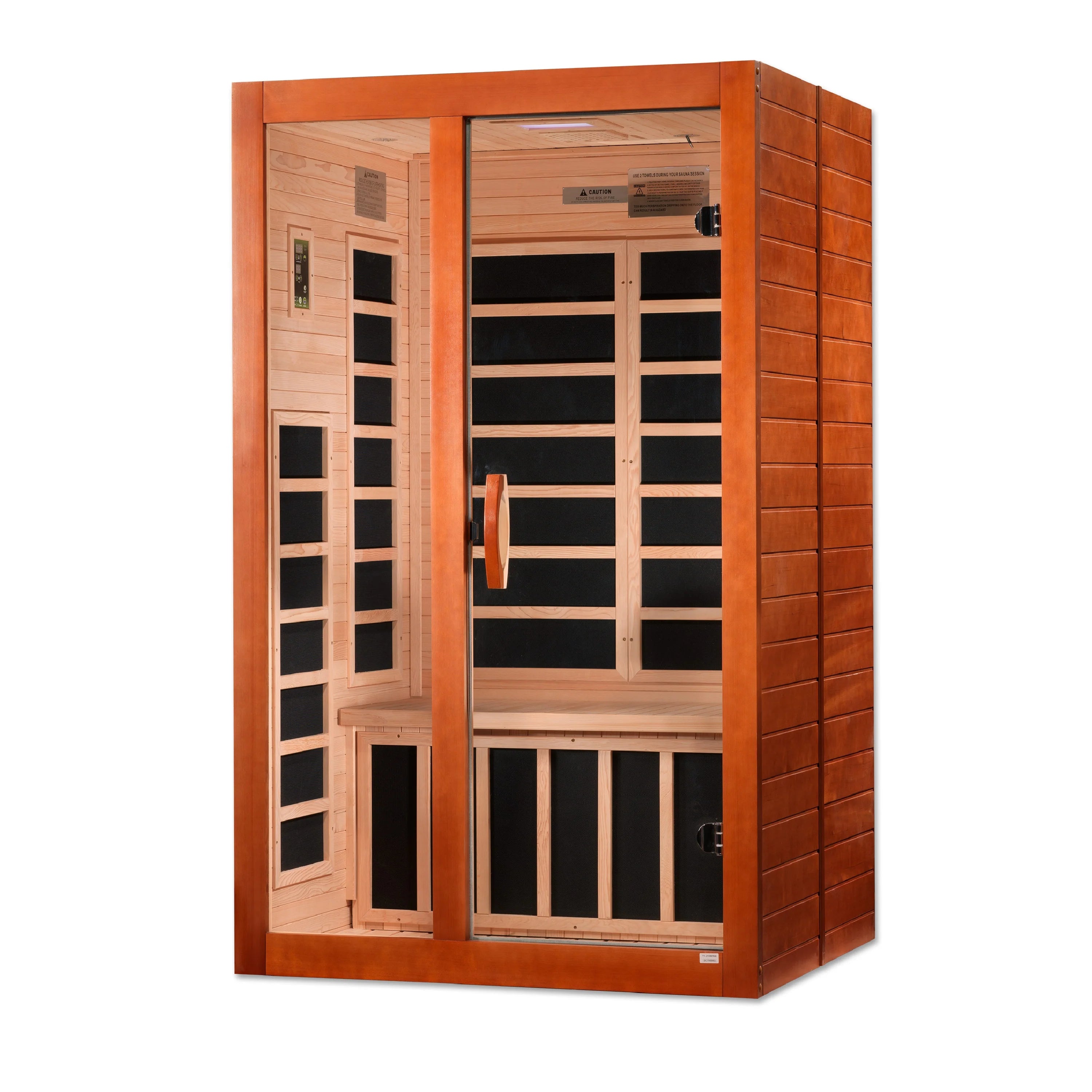 Dynamic Santiago Elite 2 Person Ultra Low EMF FAR Infrared Sauna DYN-6209-02 Elite