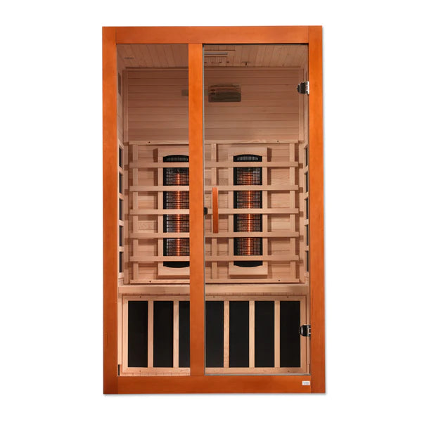 Dynamic Santiago 2 Person Full Spectrum Near Zero EMF Infrared Sauna DYN-6209-03 FS