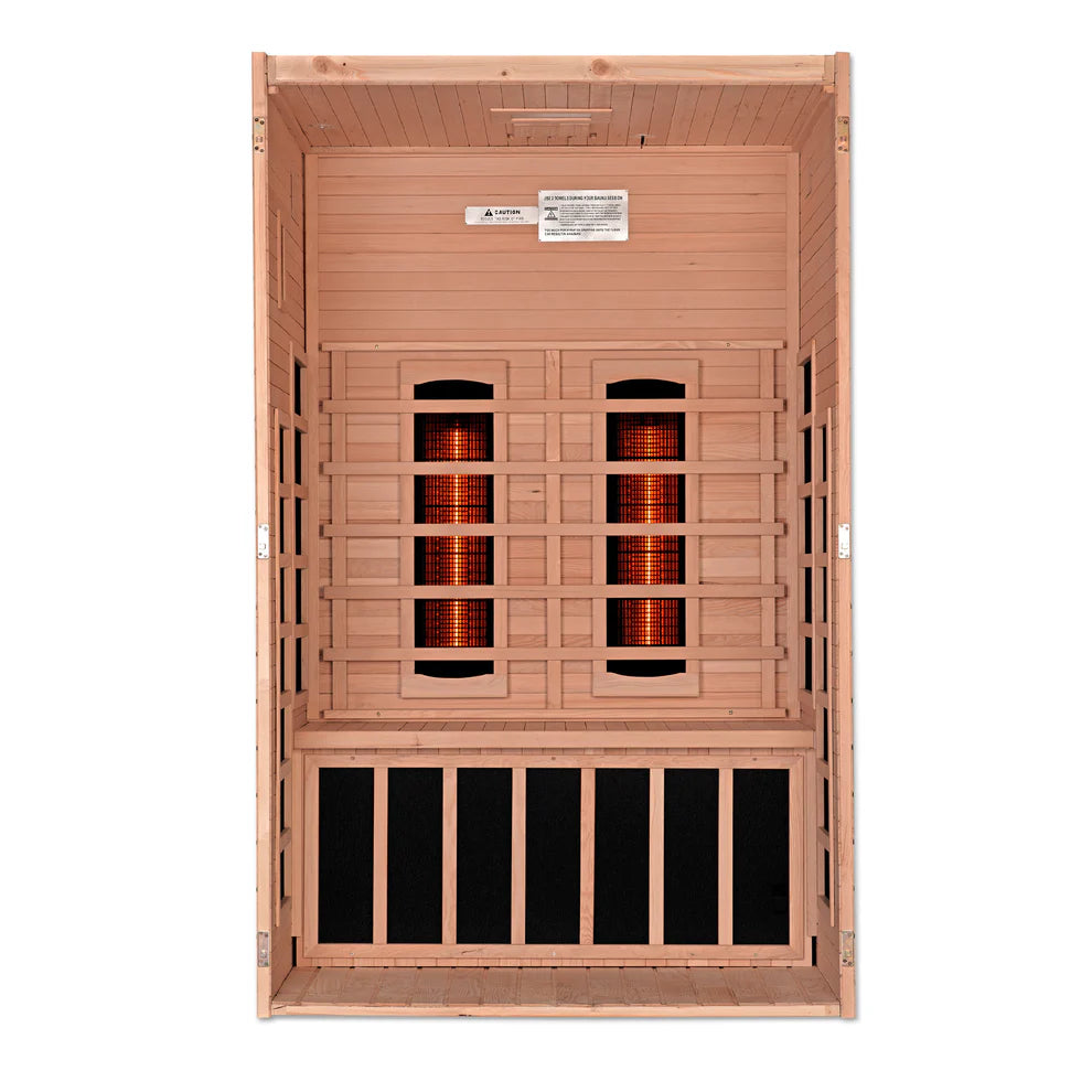 Dynamic Serena 2 Person Full Spectrum Near Zero EMF Infrared Sauna DYN-6229-03 FS