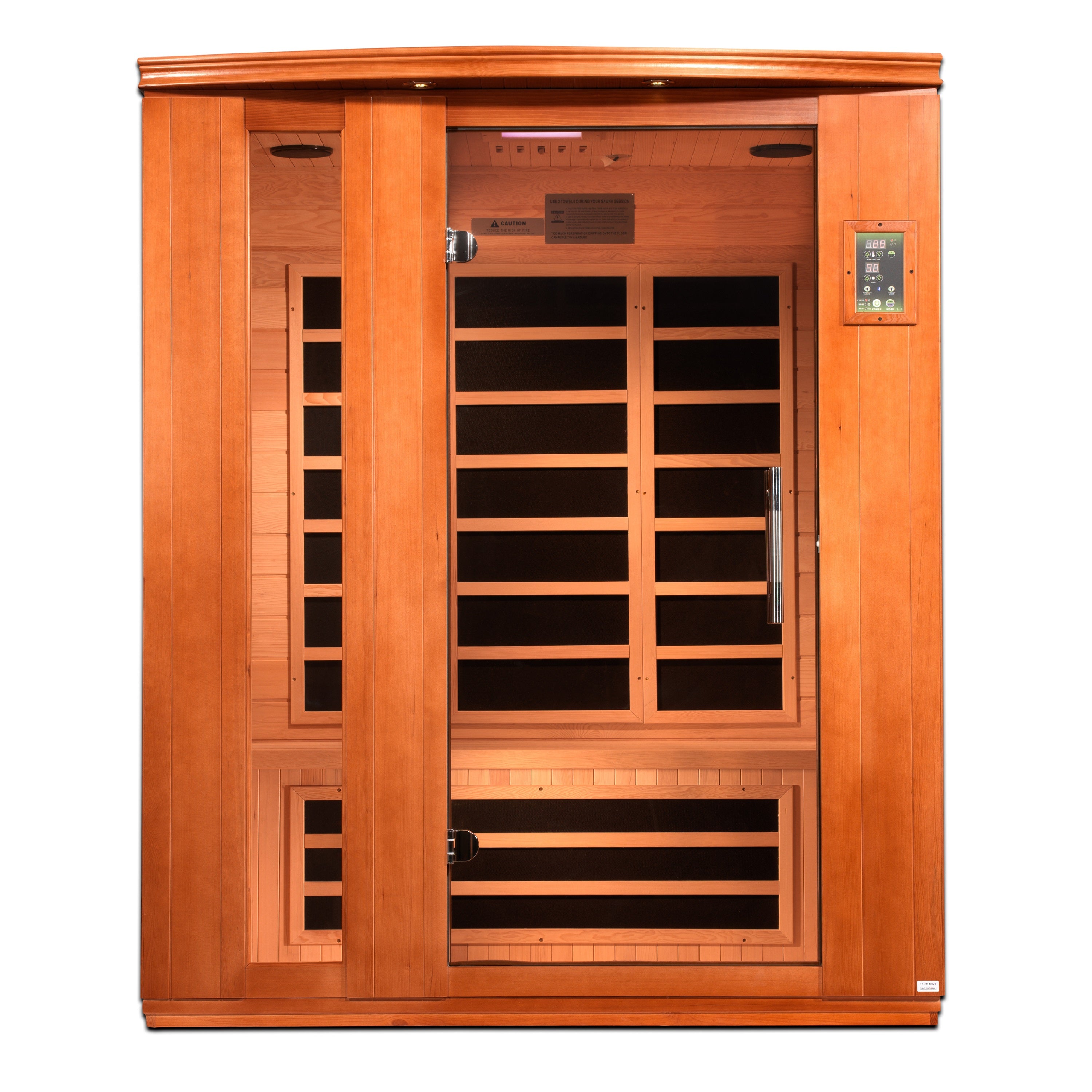Dynamic Lugano Elite 3 Person Ultra Low EMF Far Infrared Sauna DYN-6336-02 Elite