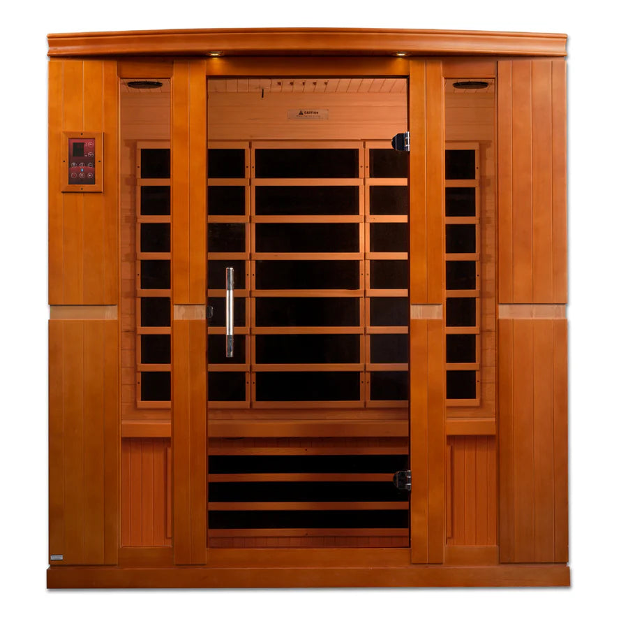 Dynamic Bergamo Elite 4 Person Ultra Low EMF Far Infrared Sauna DYN-6440-01 Elite