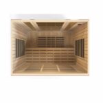Dynamic Bergamo Elite 4 Person Ultra Low EMF Far Infrared Sauna DYN-6440-01 Elite