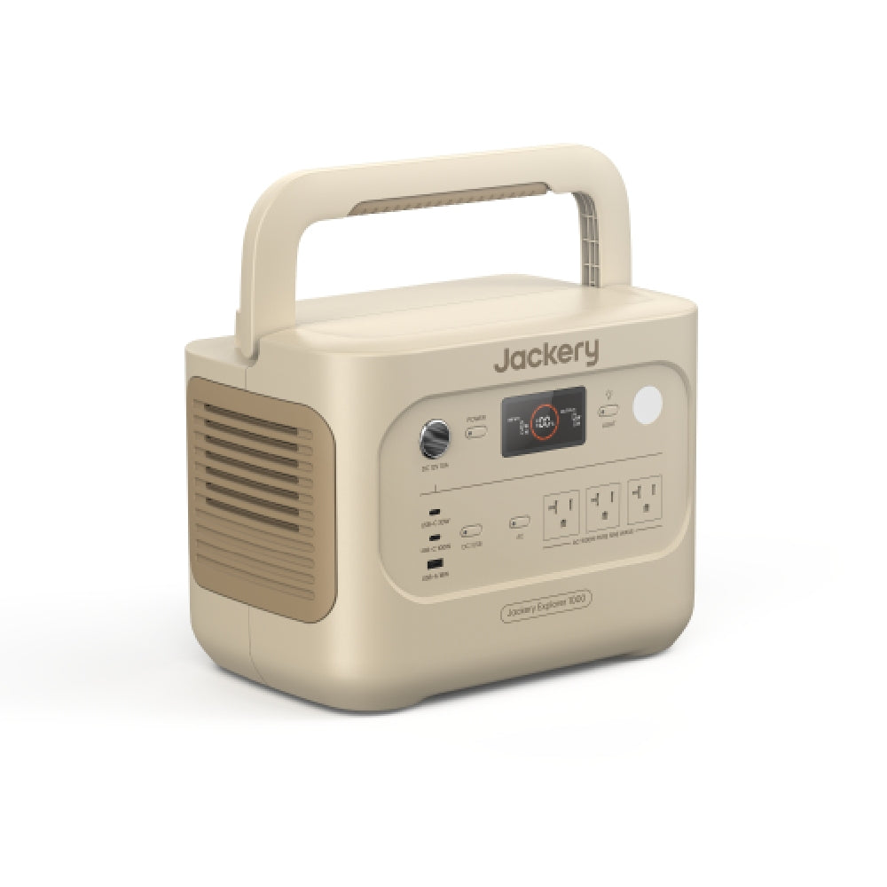 Jackery Explorer 1000 V2 – Dune White – 1070Wh Capacity | 1500W