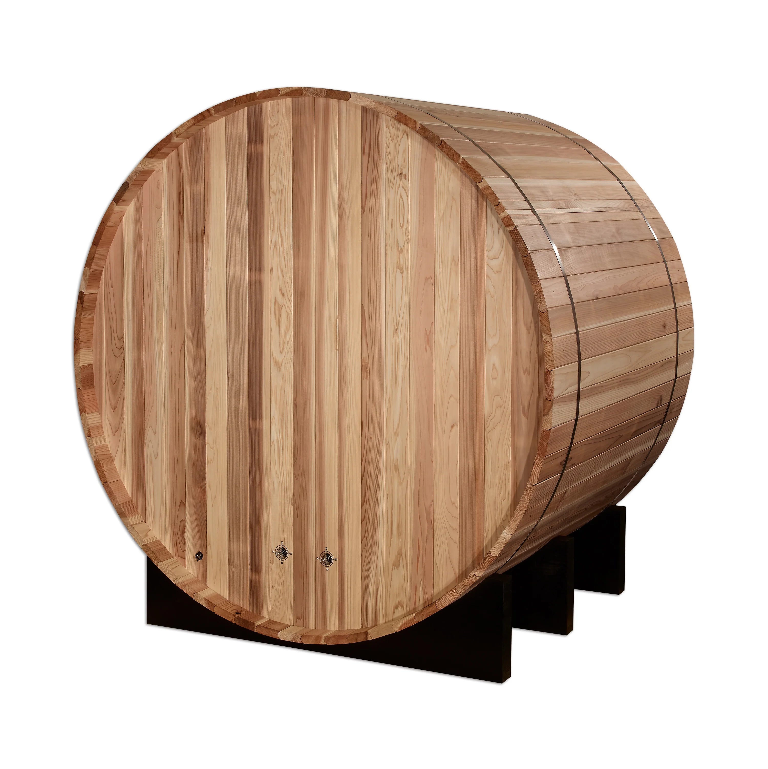 Golden Designs St. Moritz 2 Person Barrel Traditional Sauna – Pacific Cedar GDI-B002-01