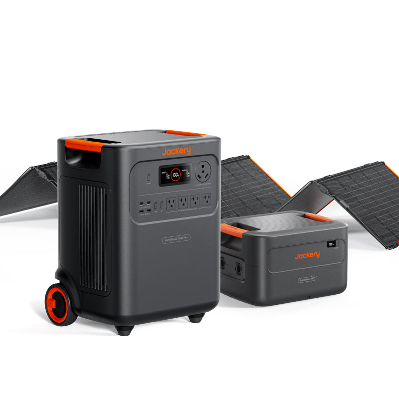 Jackery HomePower 3600 Plus + Battery Pack 3600 + 500Wx Solar Panel