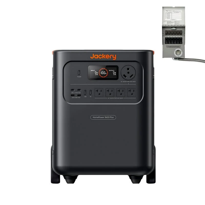 Jackery HomePower 3600Plus + Manual Transfer Switch