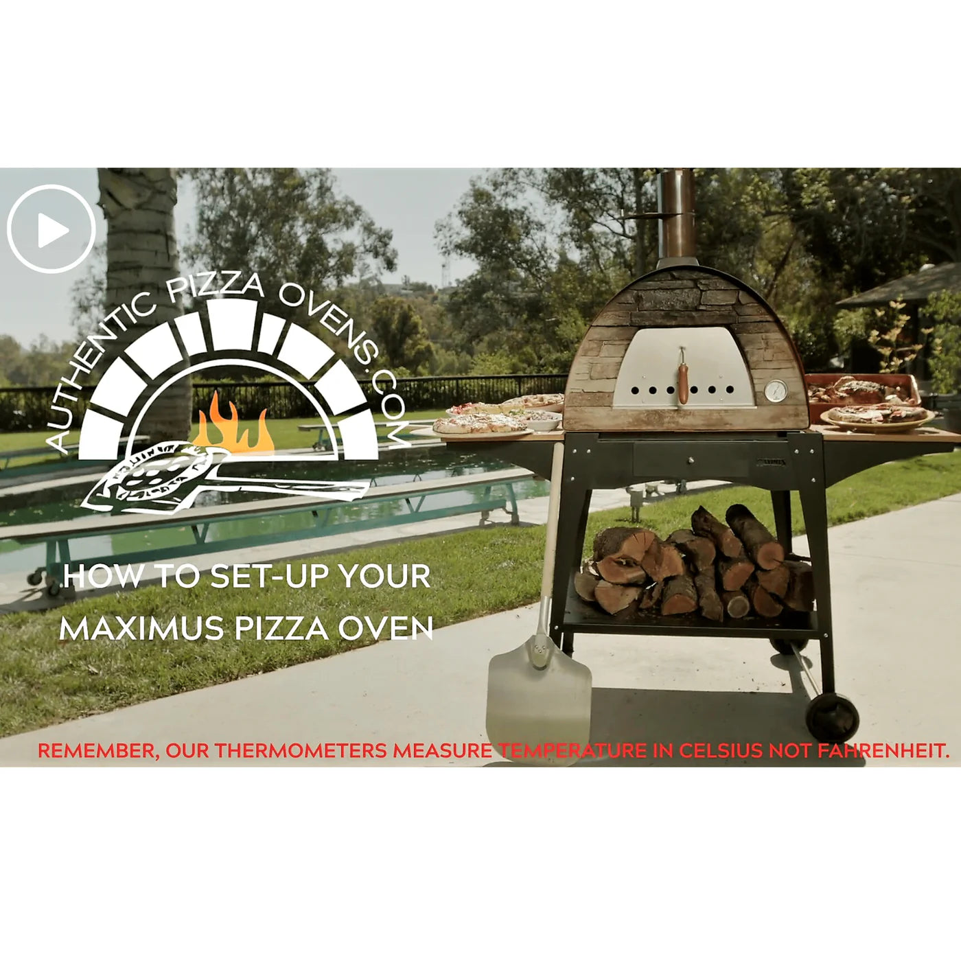 MAXIMUS PRIME LARGE PORTABLE PIZZA OVEN RED