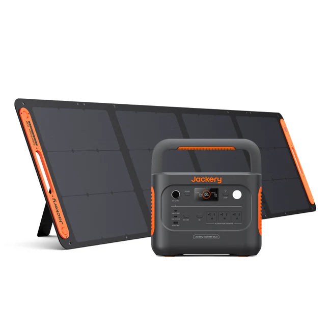 Jackery Explorer 1000 V2 Solar Generator – 1*E1000 V2 + 1*200W Solar Panel
