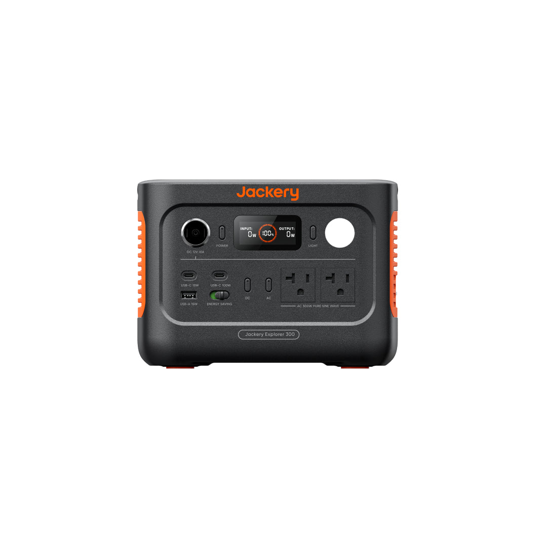 Jackery Explorer 300 v2 Portable Power Station – (E300 v2+AC Charging Cable)