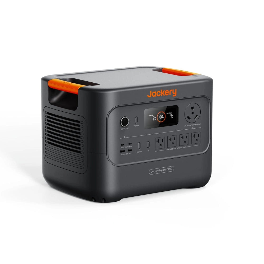 Jackery Explorer 3000 V2 | 3,072Wh LiFePO4 Solar Generator | 3,600W Output + 2*200W Solar Panel