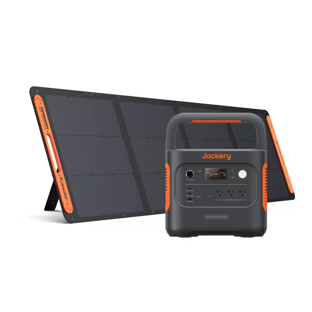Jackery Solar Generator 2000 V2 – 1*E2000 V2 + 1*200W Solar Panel