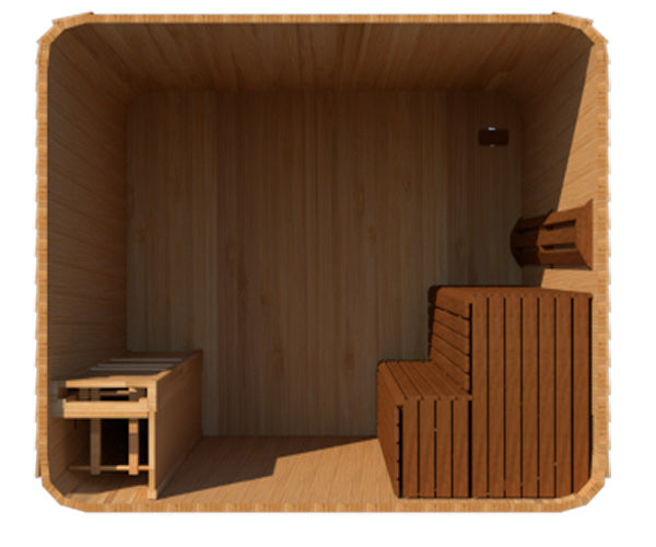 7' Luna Lounge on Left, 2 Tier on Right