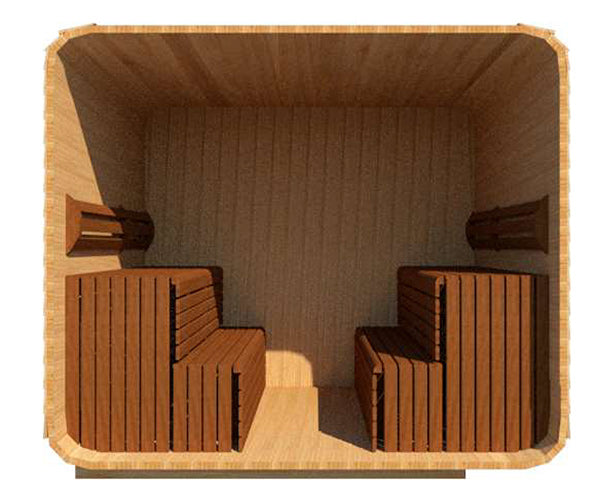 7' Luna Side Wall Benches