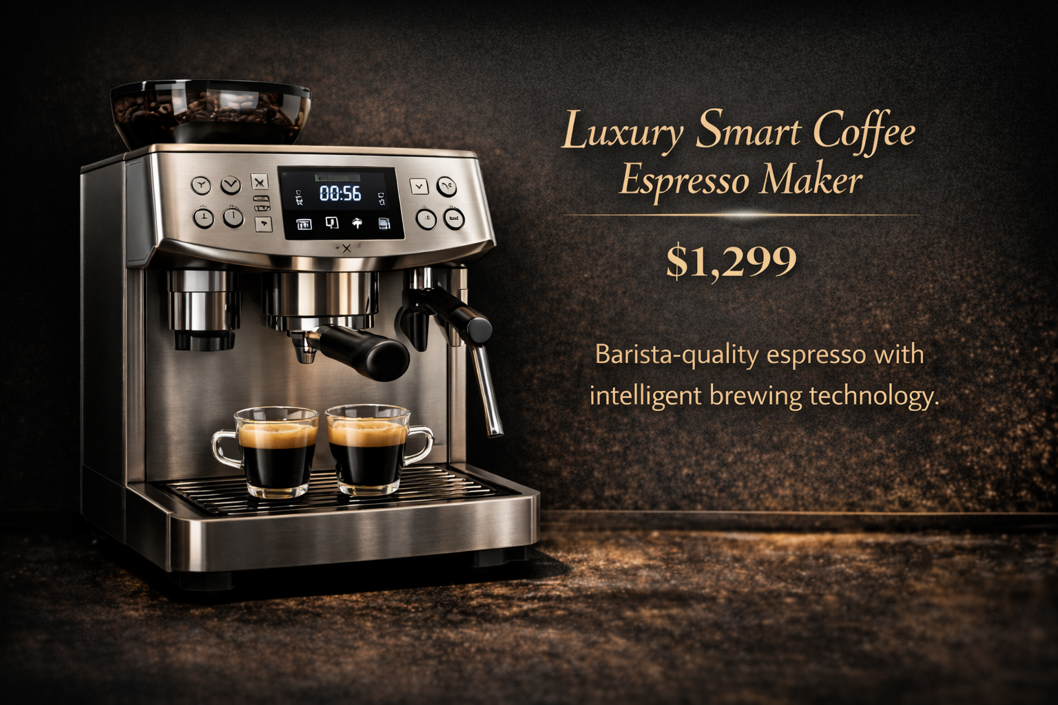 Luxury Smart Coffee Espresso Maker