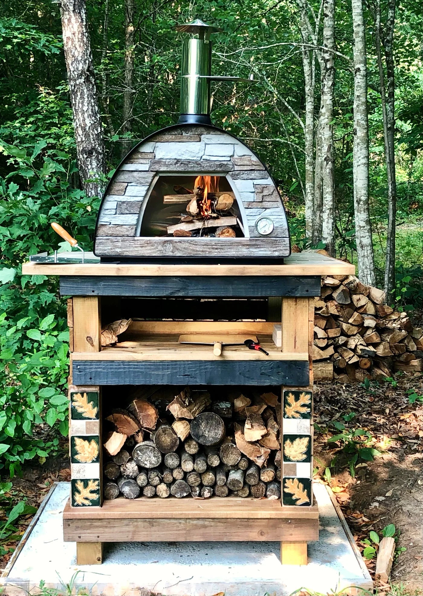 MAXIMUS MOBILE PIZZA OVEN BLACK