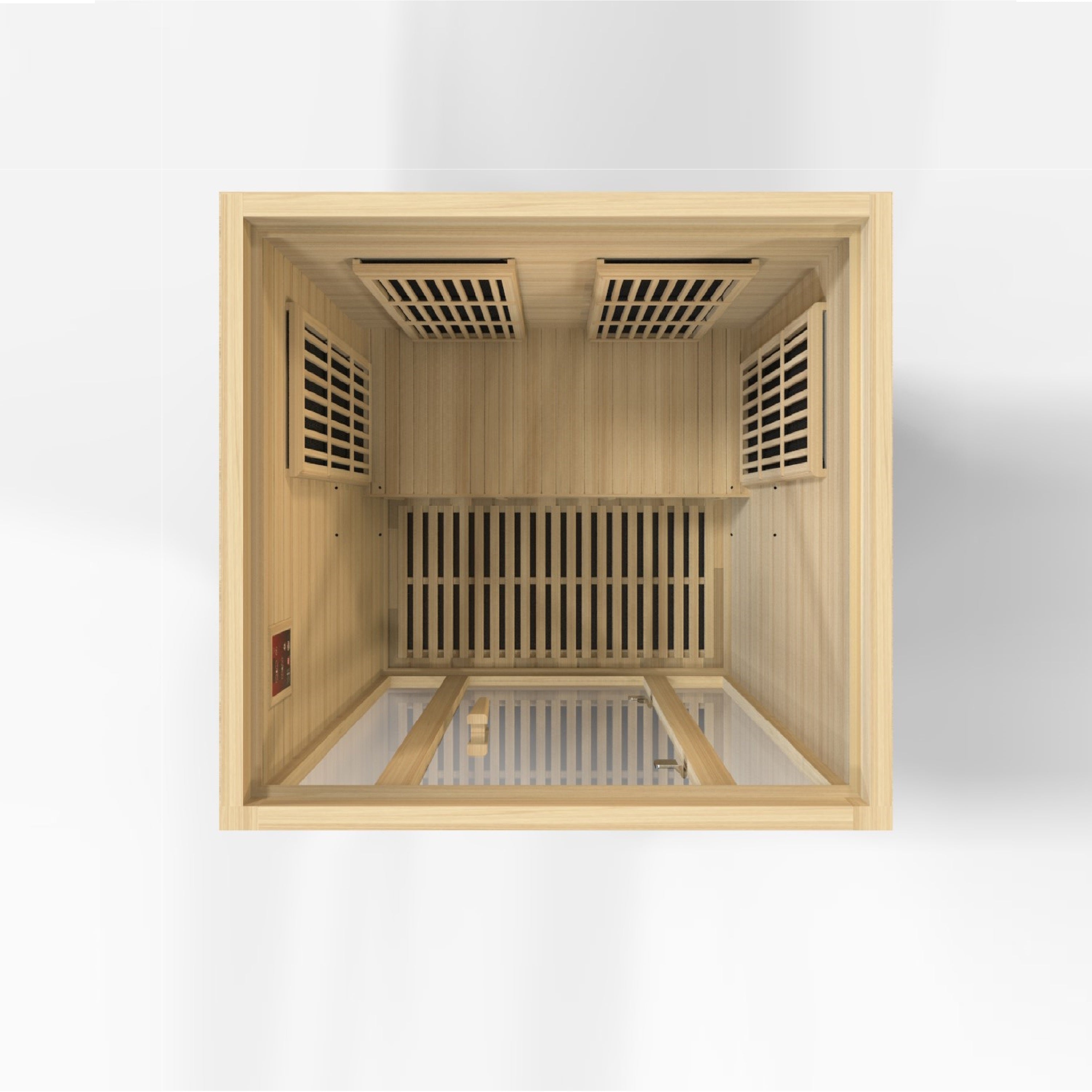 Maxxus Seattle 2 person Near Zero EMF FAR Infrared Sauna Canadian Hemlock MX-J206-01-ZF