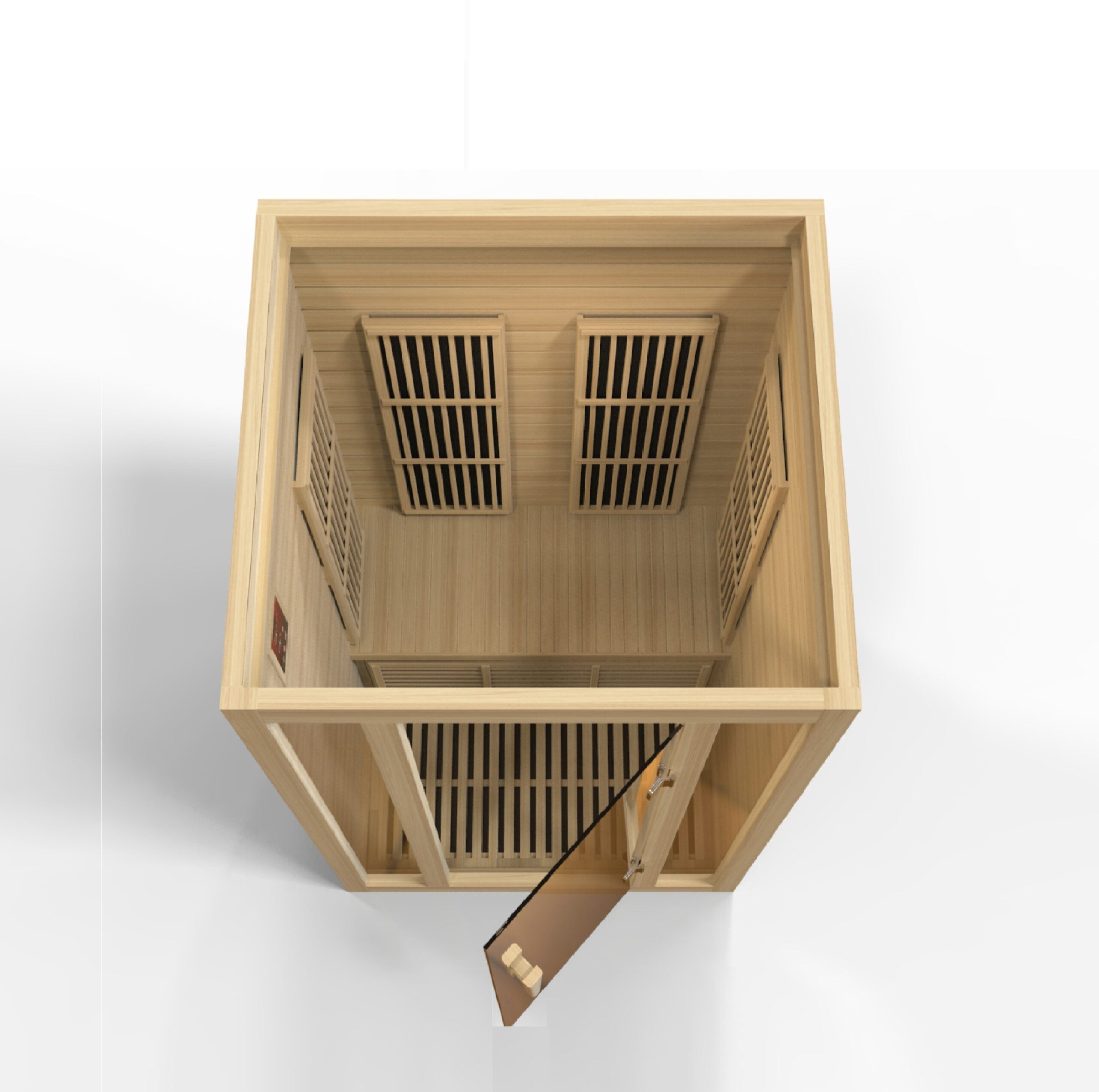 Maxxus Seattle 2 person Near Zero EMF FAR Infrared Sauna Canadian Hemlock MX-J206-01-ZF