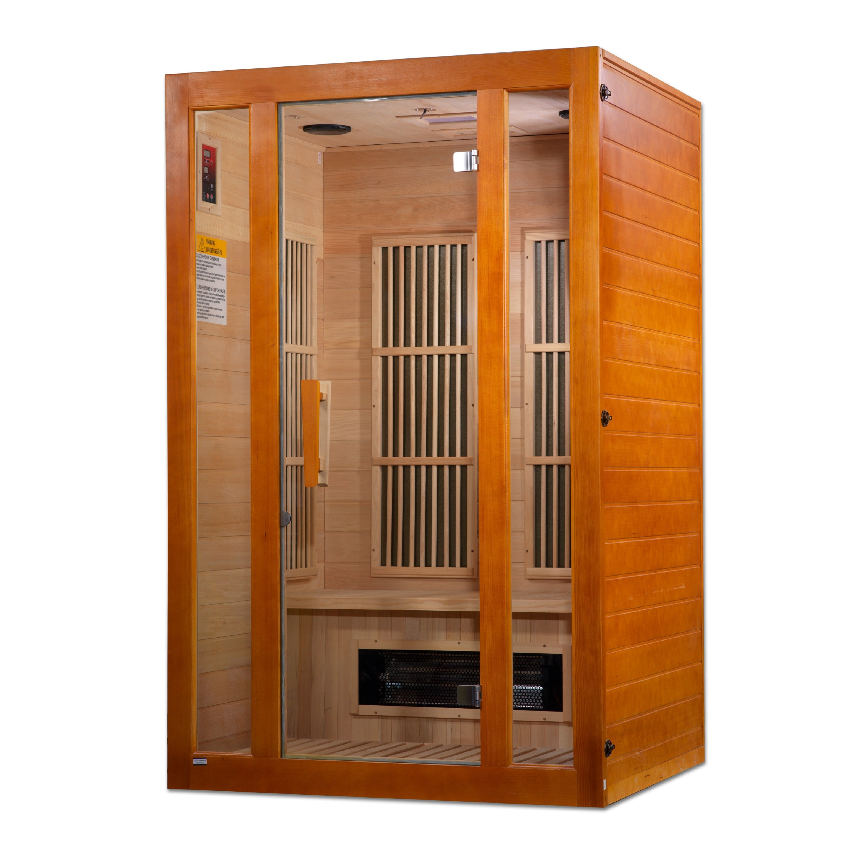Maxxus Aspen Dual Tech 2 person Low EMF FAR Infrared Sauna Canadian Hemlock MX-J206-02S