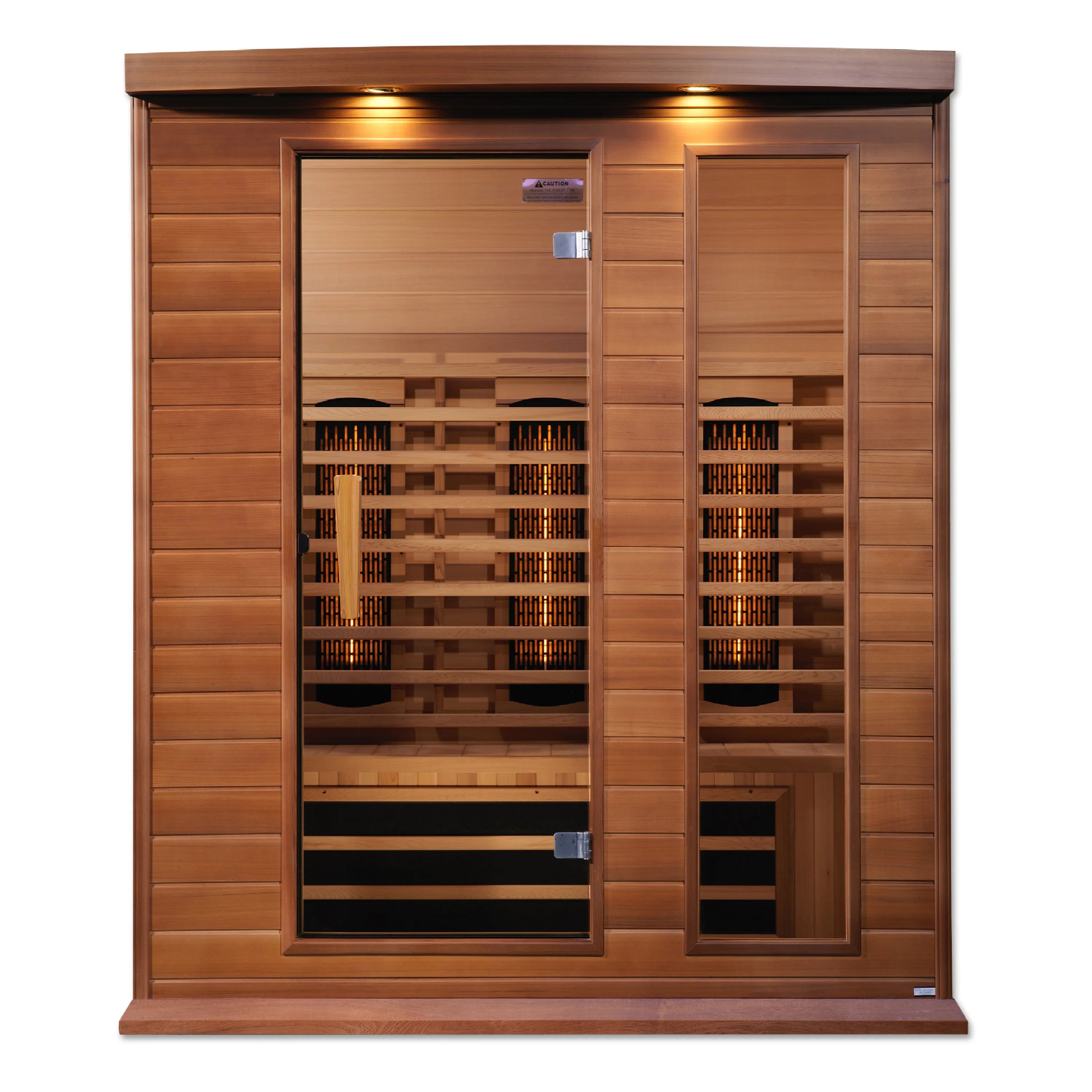 Maxxus Montilemar 3 Person Full Spectrum Infrared Sauna – Canadian Red Cedar MX-M306-01-FS CED