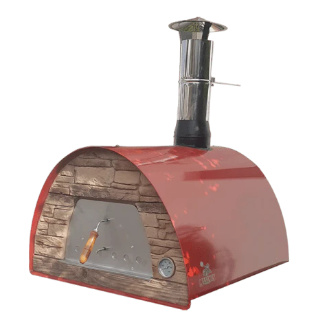 MAXIMUS MOBILE PIZZA OVEN RED