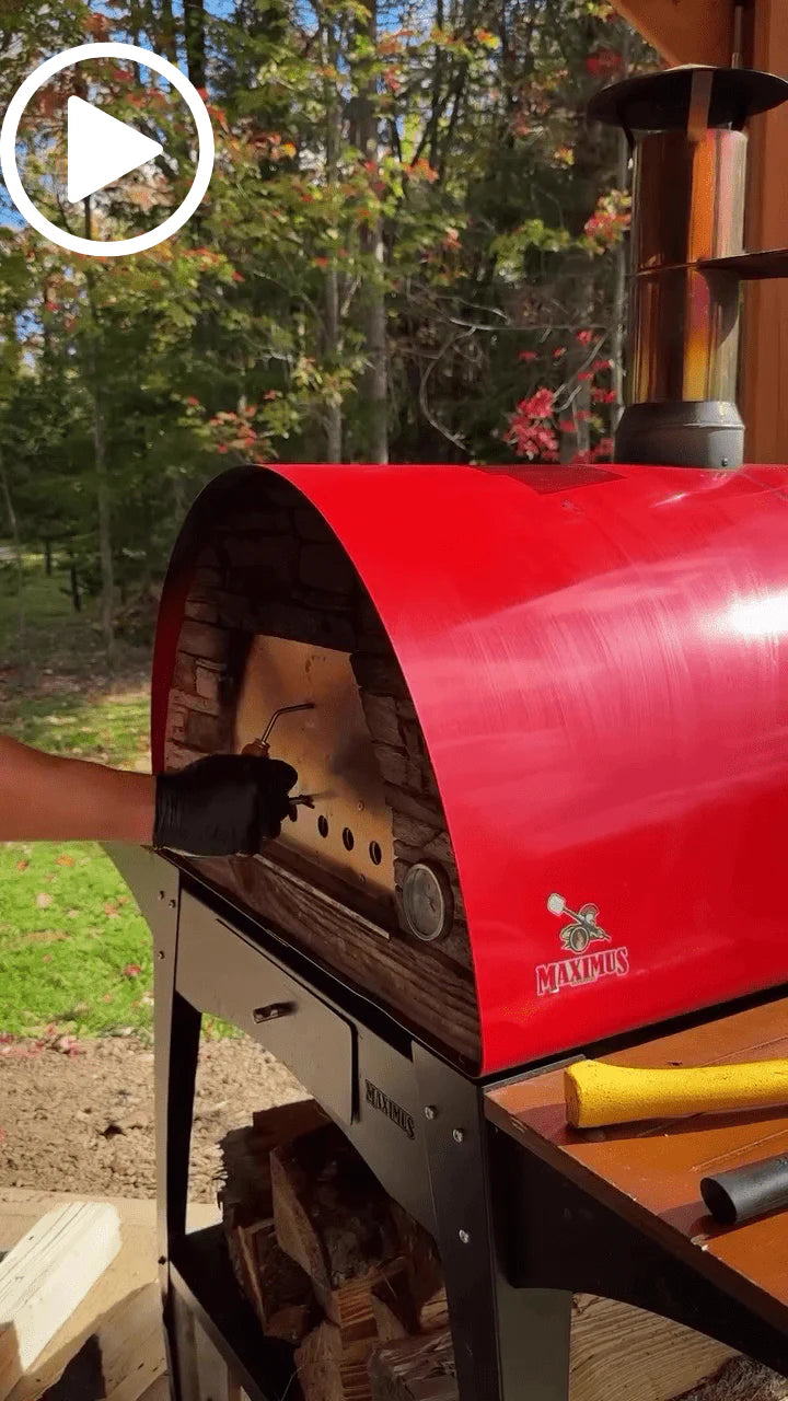 MAXIMUS MOBILE PIZZA OVEN BLACK