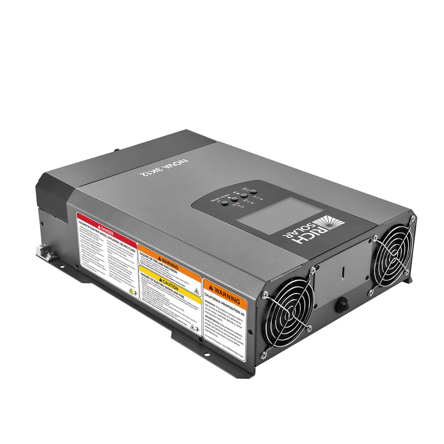 NOVA 3K12 | 3000W 12V Pure Sine Wave Inverter with Built-in Transfer Switch